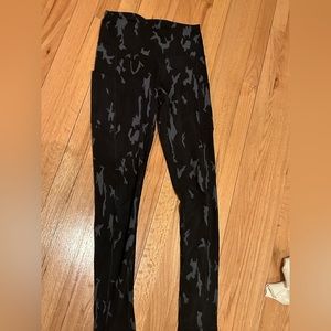 Iuga High Waist Leggings Tummy Control Gym Athletic Women's Size S Black camo